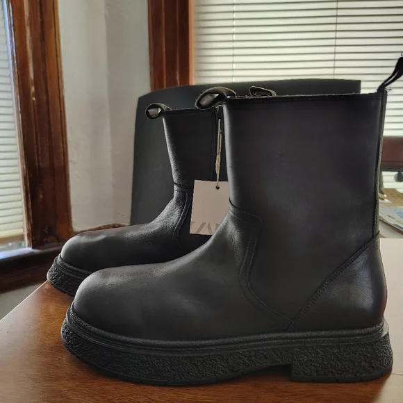 Zara Botin Tiradores Black 2126/030/040 Men's - Picture 8 of 13